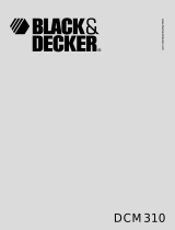 BLACK DECKER DCM310 User manual