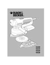 BLACK DECKER ka 230 ek User manual