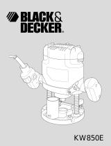 Black & Decker kw 850 eka Owner's manual