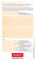 Bodum Bistro User manual