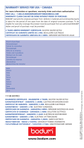 Bodum Bistro Datasheet