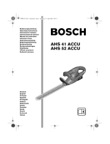 Bosch AHS 41 Owner's manual