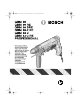 Bosch GBM 10-2 RE Operating instructions