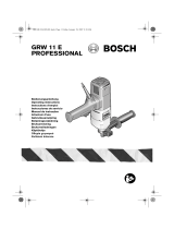 Bosch GRW 11 E Professional Operating instructions