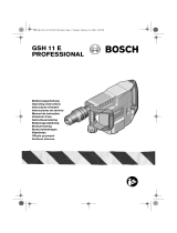 Bosch GSH 11 E Operating instructions