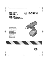 Bosch GSR 14,4 V Operating instructions
