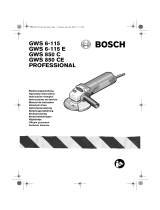 Bosch GWS 850 C Professional Operating instructions