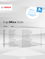Bosch ErgoMixx Style MS6 Serie User guide