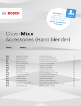 Bosch CleverMixx MSM1 Serie Operating instructions