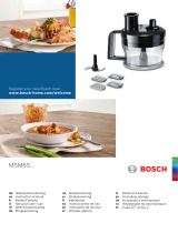 Bosch MSM6S90 Owner's manual