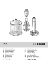 Bosch MSM87165/01 Supplemental