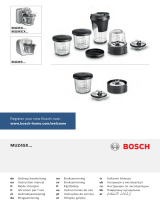 Bosch MUM59M55/05 Owner's manual