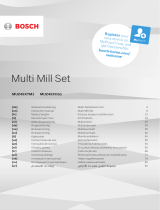 Bosch MUZ45X Serie Operating instructions