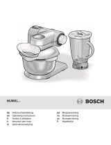 Bosch MUMXL20G/01 Owner's manual