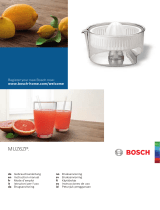 Bosch MUZ6ZP User manual