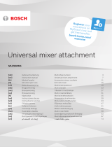 Bosch MUZXLVE1 Operating instructions