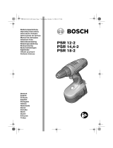 Bosch PSR 18-2 Owner's manual