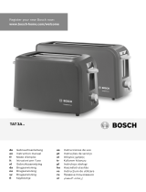 Bosch VILLAGE 2 SLICE BLACK TOASTER Owner's manual