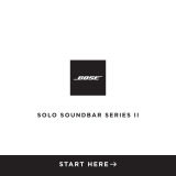 Bose Solo Soundbar Series II User guide