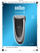 Braun 190, 190 S, Series 1 User manual