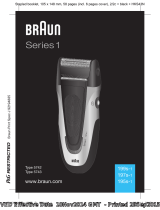 Braun 199s-1, 197s-1, 195s-1, Series 1 User manual