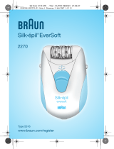 Braun 2270,  Silk-épil EverSoft User manual