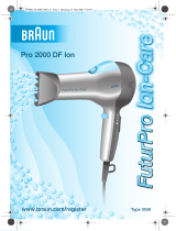 Braun Pro 2000 DF Ion User manual