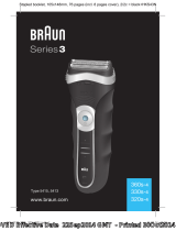 Braun Series 3-320 User manual