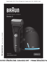 Braun 590cc-4, Series 5, limited black edition User manual