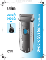 Braun 7650, 7630 Syncro System Smart Logic User manual