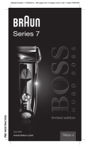 Braun 790cc-4, Series 7, limited edition, Hugo Boss User manual