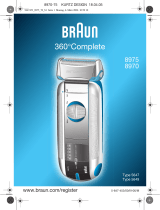 Braun 8975, 8970, 360°Complete Solo User manual