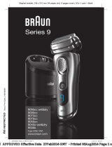 Braun 9095cc wet&dry, 9090cc, 9075cc, 9070cc, 9050cc, 9040s wet&dry, 9030s, Series 9 User manual