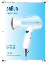 Braun C 1900 DF, C 1700 DF, creation User manual