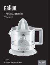 Braun CJ 3000 User manual