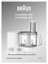 Braun CombiMax 600, 650 type 3205 User manual