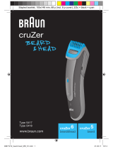 Braun cruZer6 beard&head, Series 7 beard trimmer User manual