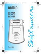 Braun EE1180,  E1170,  EE1160,  Silk-épil SuperSoft Plus User manual