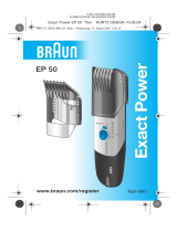 Braun 5601 EP50 Exact Power User manual