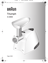 Braun G 3000 User manual