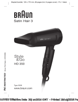 Braun HD 350 User manual