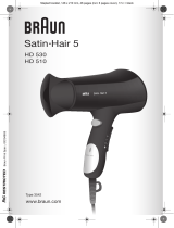 Braun HD510 HD 530 User manual