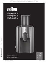 Braun Multiquick 7 J700 Owner's manual