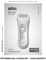 Braun LS5560, Legs & Body, Silk-épil Lady Shaver User manual