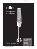 Braun MQ 535 Owner's manual