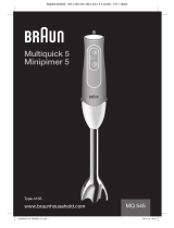 Braun MQ 545 Aperitive Owner's manual