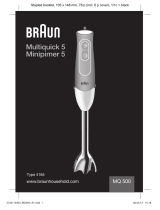 Braun MQ 500 Owner's manual