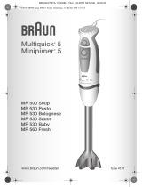 Braun MR530 BOLOGNESE User manual