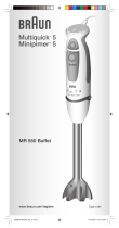 Braun MR 550 BUFFET User manual