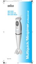 Braun MR 5550 MCA User manual
